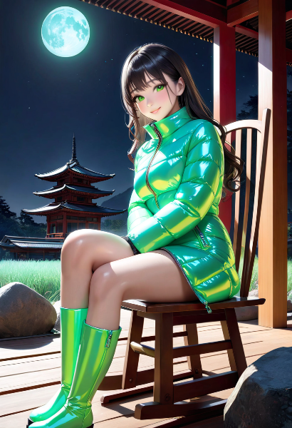 お月見(ターコイズグリーン)