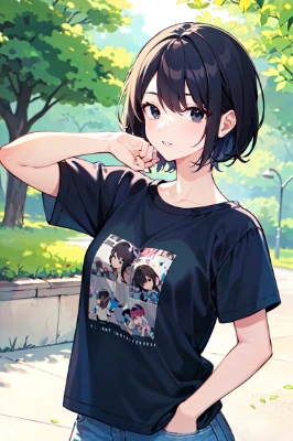 スッキリした女の子