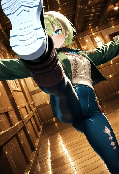 [動画]キックする　かかぽちゃん