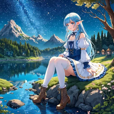 穏やかな夜