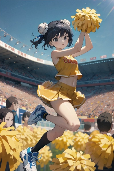 ポンポン・チアリーダー拳の遣い手（黄色ver.）