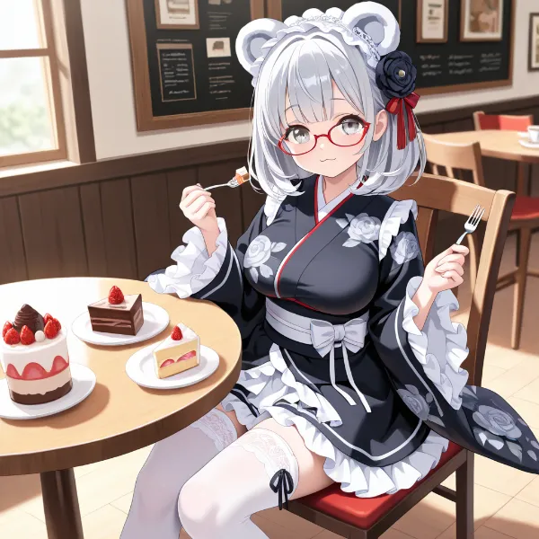 ケーキうまうまくまみみちゃん