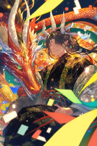 正月の竜と神子