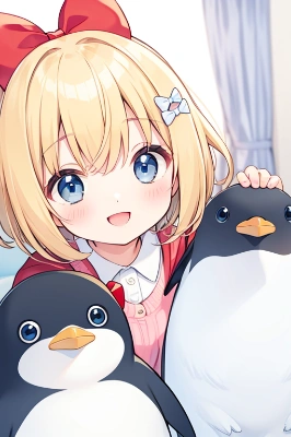 ペンギンさんと遊ぶ～