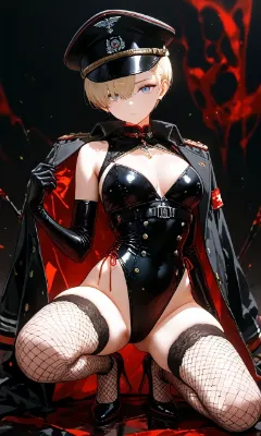 目隠れハイレグ軍人さん