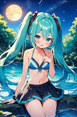 ミク♪ミク♪私はミク♪青い髪ツインテール♪