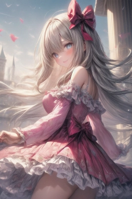 ドレスの少女
