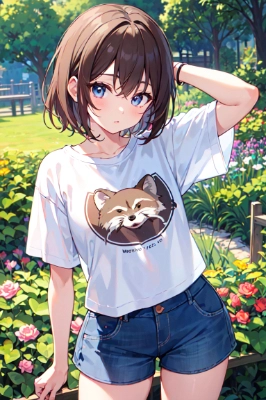 Tシャツ女子
