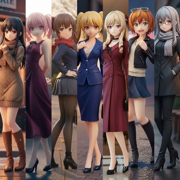 待ち合わせ（おま好きガールズ × ハイヒール）