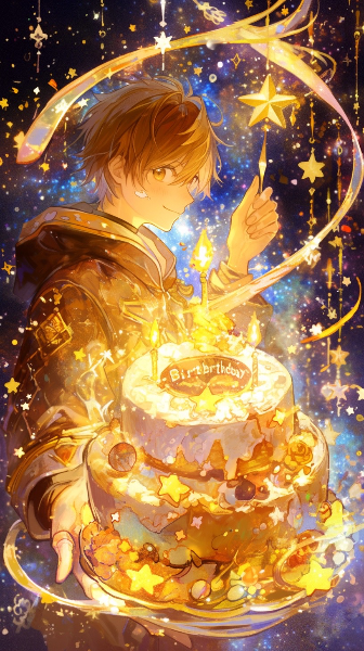 星のケ－キ⭐️