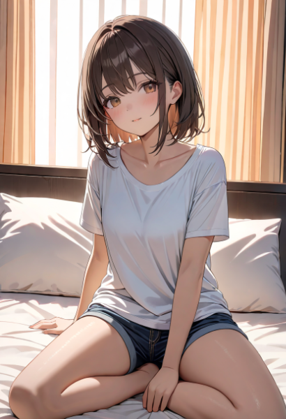 休日の彼女はだらしない