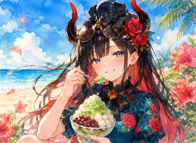 山のグルメと海のグルメ