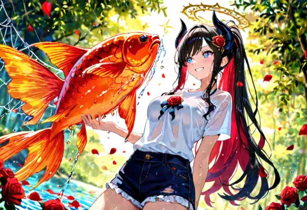 金魚すくい（魔界編）なのじゃ！