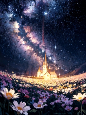 月明かりの教会