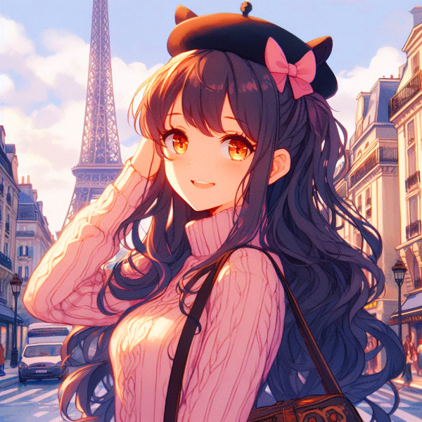 休暇でパリ旅行に行ってる、うちの子＊(12枚)