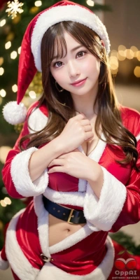 【限定】サンタさん、いつも笑顔でプレゼントを届けてくれるのね。私の笑顔も、サンタさんへのプレゼントだから、キスしてね♪