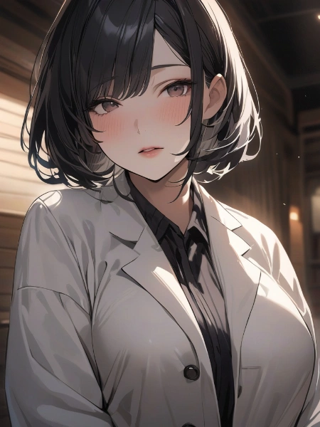 ボブカットの女性