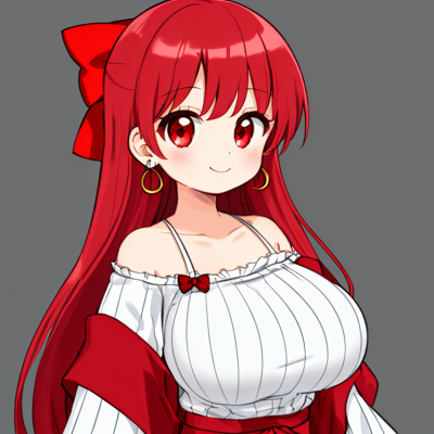 創作キャラ　針井弥美（アイコンver）