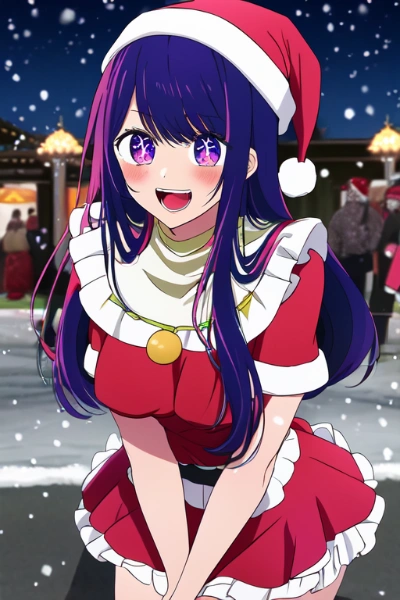 「星野アイ」風の少女　クリスマス