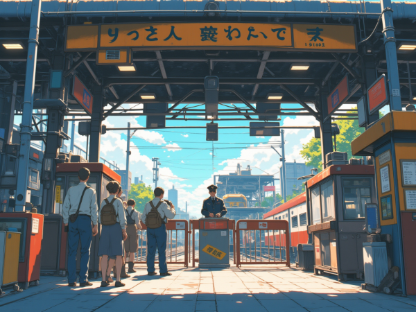 切符のモギリ担当