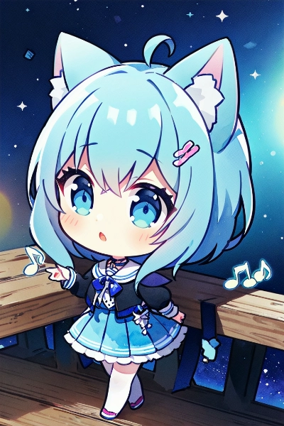 夜中に歌う猫耳むすめ