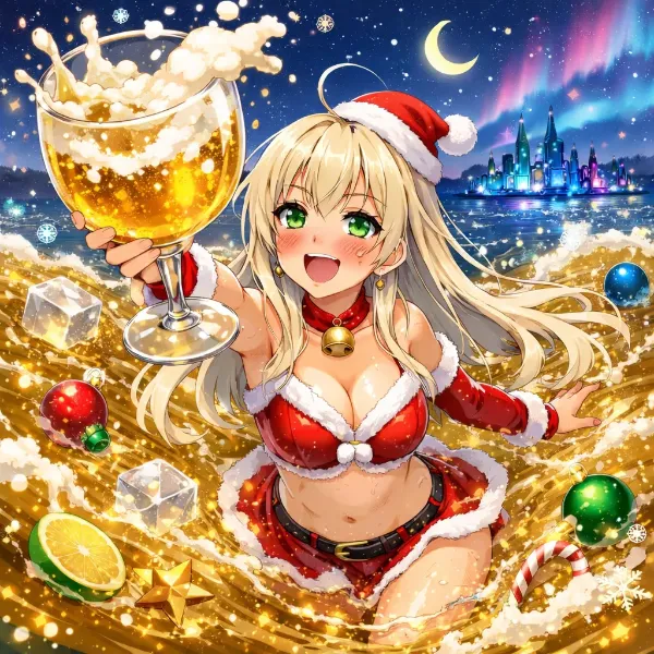 ビールサンタの黄金クリスマス