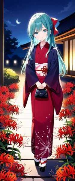 常磐アクア（お題：彼岸花）