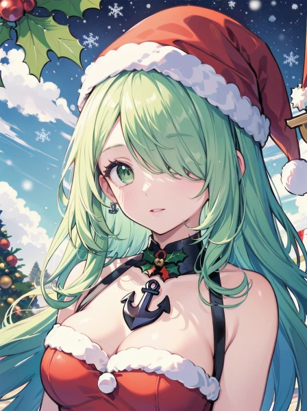 #397 緑髪少女