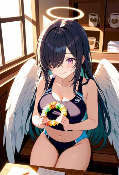 お店の飾り、折り紙で作ってみた