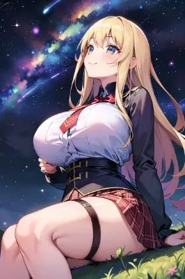 特別な日の夜空