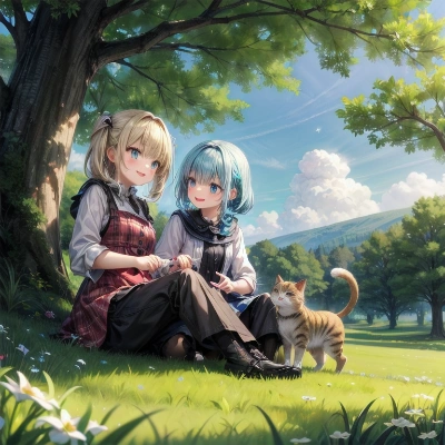 猫と遊ぶじかん