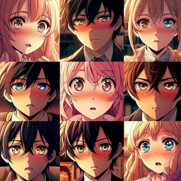 目と目で通じ合う