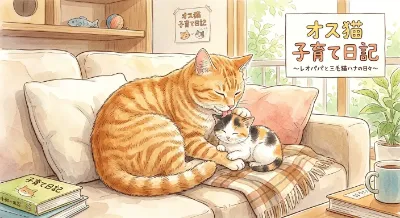 レオパパとハナの優しい毛づくろい時間。