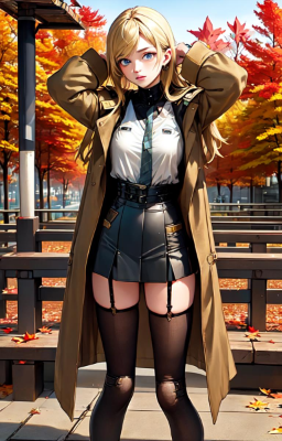 何かをアピールしてくる金髪少女