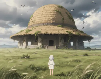 古の麦わら神殿