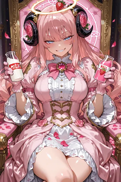 いちごミルク飲みたいオーラ