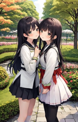 二人の庭
