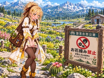 お花摘みは禁止です！