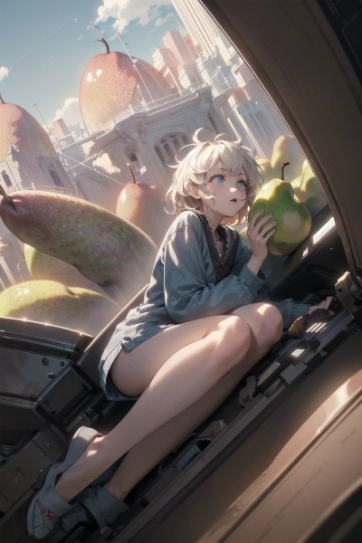 She loves lots of fruits, especially pears.