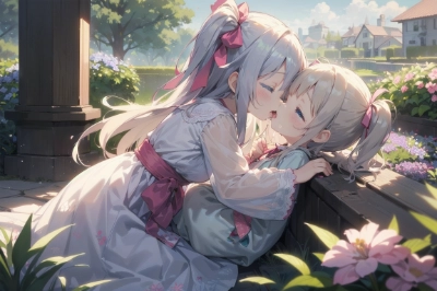 11月20日の百合キスイラスト その3
