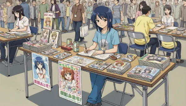 同人作家の情熱的な一日