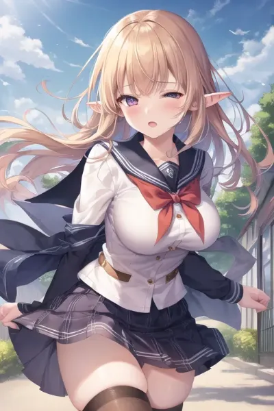 (秋)風のいたずら(エルフver)