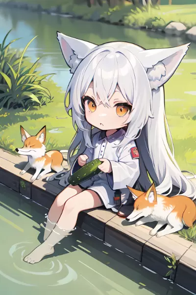 🦊と🥒