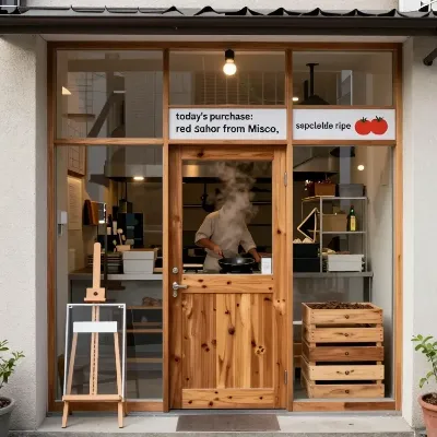 木の扉の向こうで蒸気が踊る朝