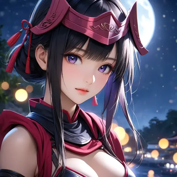 月下の赤兜戦姫