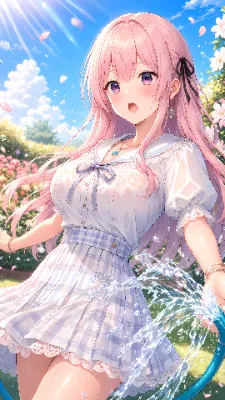 ブラウスがぺったり