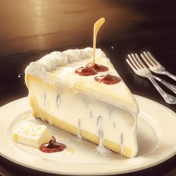 雨とベリーのレアチーズケーキ