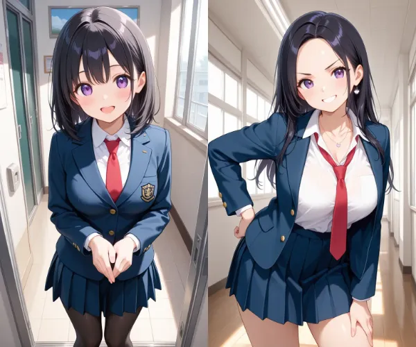 二人の女子高生