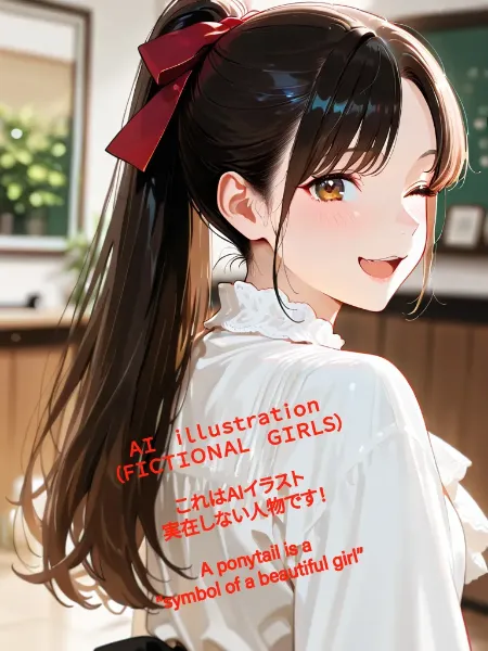 ポニーテール美少女“緒形真希子”