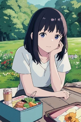 ほおづえ？
